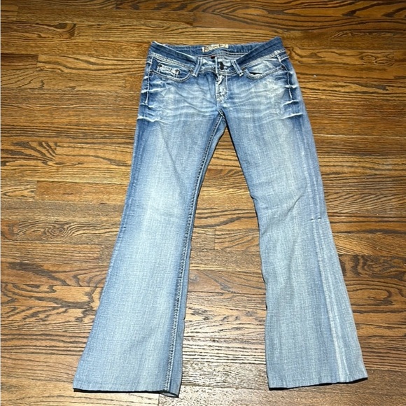 BKE Pants - BKE Light Blue Flared Boot Jeans